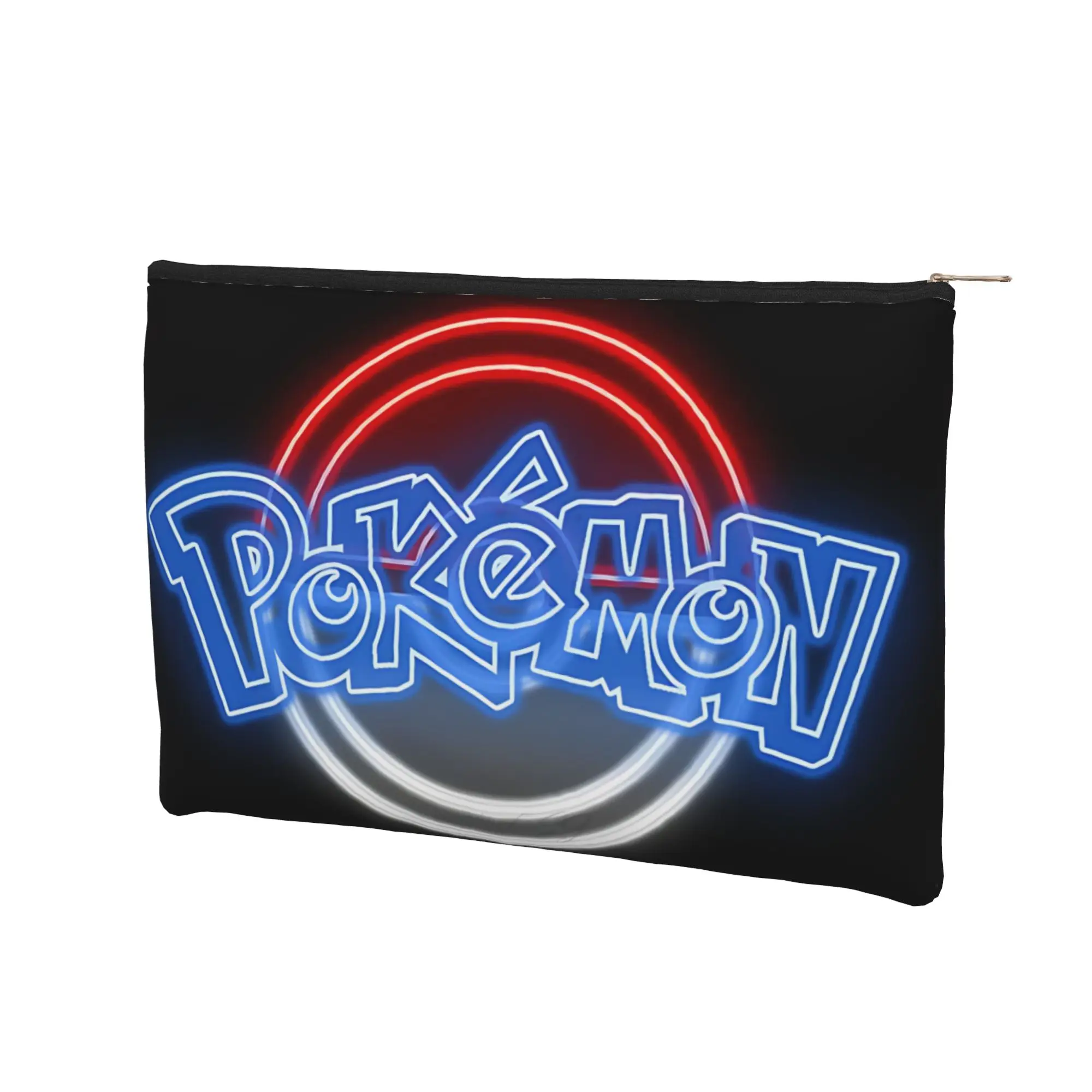its bag Lightweight Cute pouch POKEMON LOGO Makeup Bag  Toiletry Bag with Zipper Cosmetic Pouch