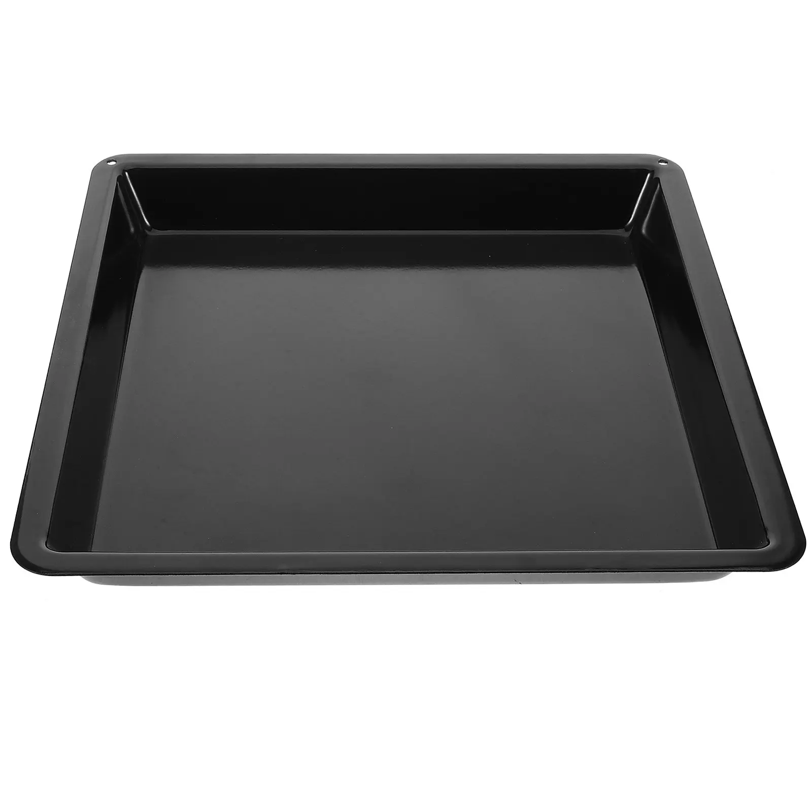 Heavy Duty Carbon Steel Baking Tray Black Non Stick Large Oven Pan Even Heat Distribution Baking Sheet Pizza Cookie Cake