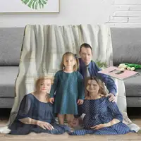 1Pc Custom Photo Blanket,Custom Flannel Blanket with Photo,Custom Picture Blanket,Custom Photo Blanket for Home,Custom Image 3