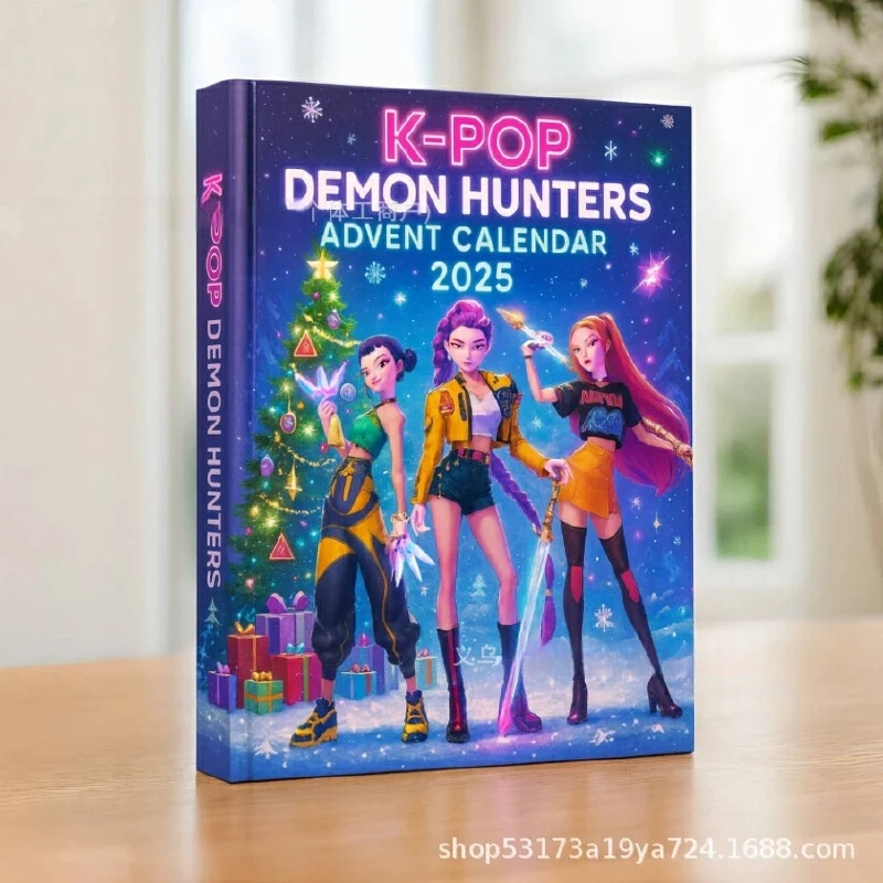 

Kpop Demon Hunters Advent Calendar 2025 Blind Box Demon Hunters Christmas Blind Box Gift Girl Christmas Gift Fun Card Draw Game