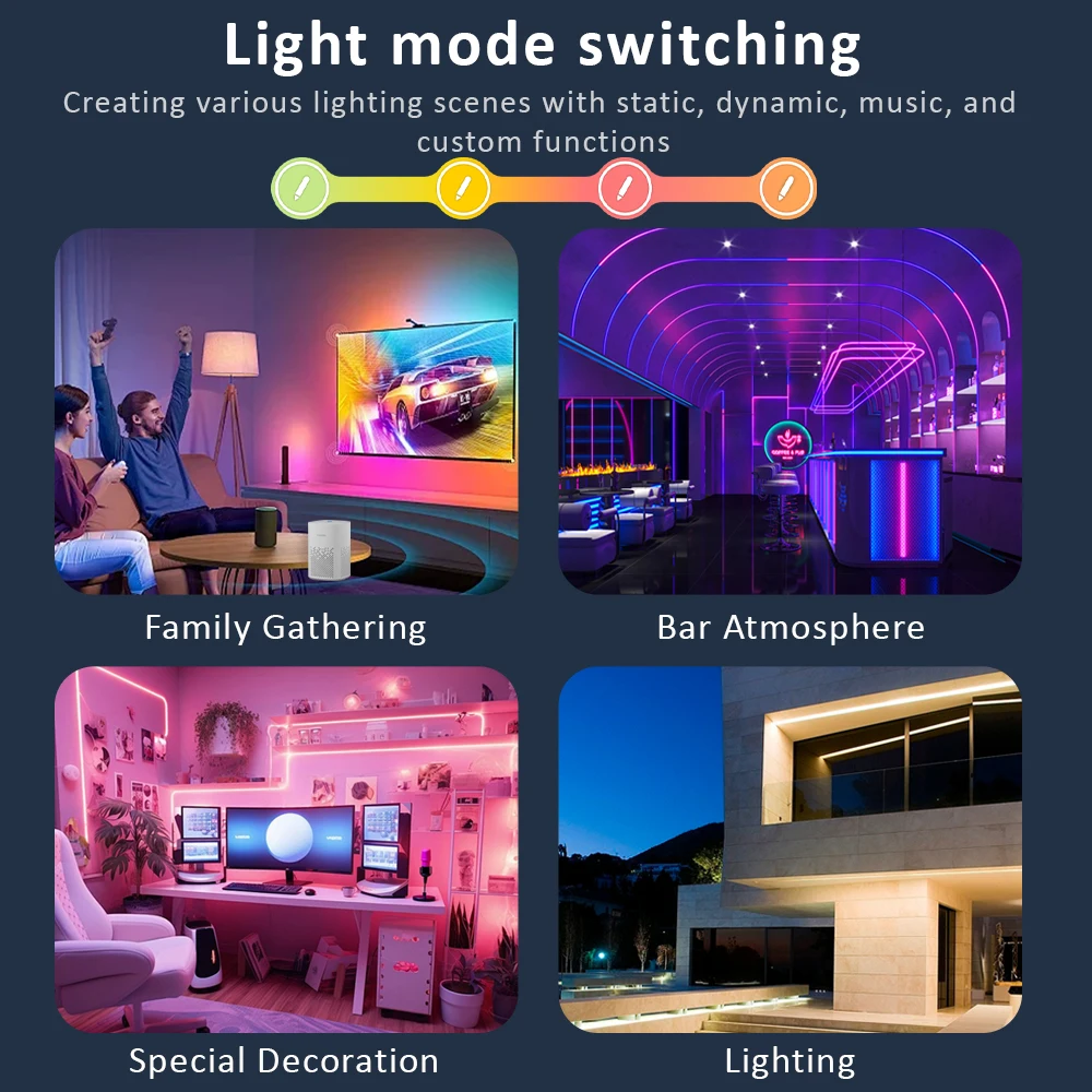 LED Controller SP530E Wifi Bluetooth RF 5V 12V 24V 5CH WS2812B WS2811 SK6812 LED Strip Controler Works with Alexa Google Home