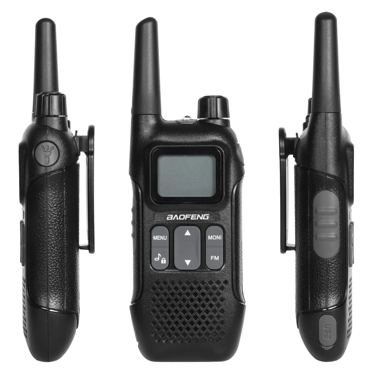Baofeng BF-T8 UHF PMR أجهزة اتصال لاسلكية راديو ترخيص مجاني جهاز اتصال لاسلكي محمول باليد 2-Pack #2