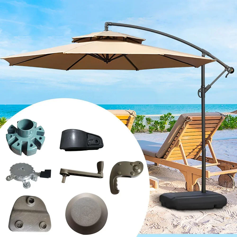 Patio Umbrella Accessories Umbrella Replacement Parts Heavy Duty Holder Parts Parasol Lifting Fixed Handle