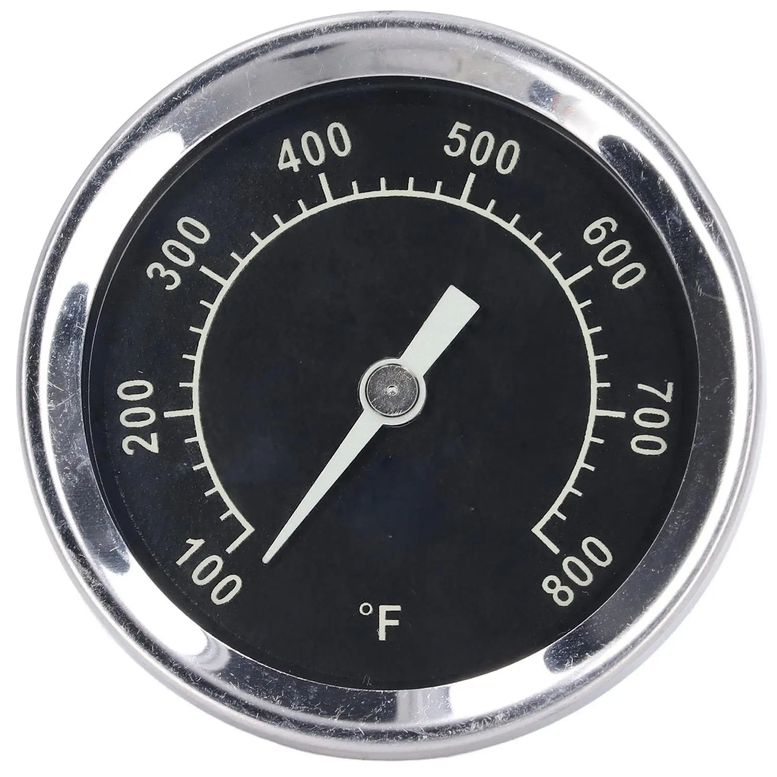 

Stainless Steel Barbecue Thermometer with 100‑800℉ Dial, Heat Resistant and Quick Response for kitchen