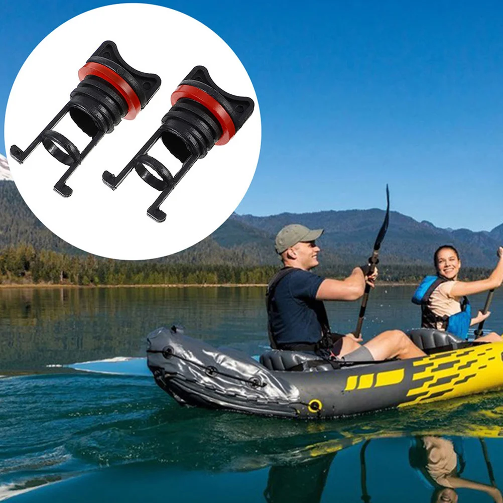 

2Pcs Professional Nylon Kayak Drain Hole Plugs Versatile Use for Boats Canoes Inflatable Watercraft Accessories