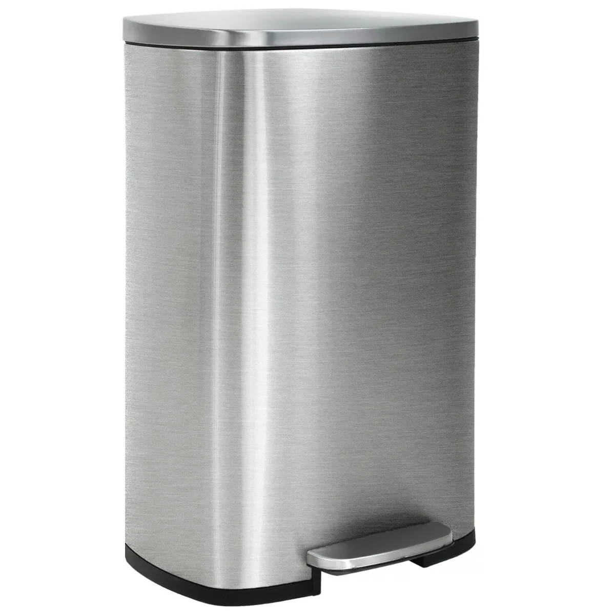 Kitchen trash can with lid 13 gal /50 L office bedroom step trash can