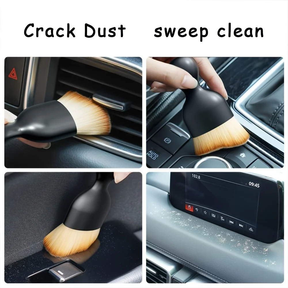 Car Air Conditioner Cleaning Brush Car Air Outlet Crevice Dust Removal Brushes for Car Interior Cleaning Brush Accessories