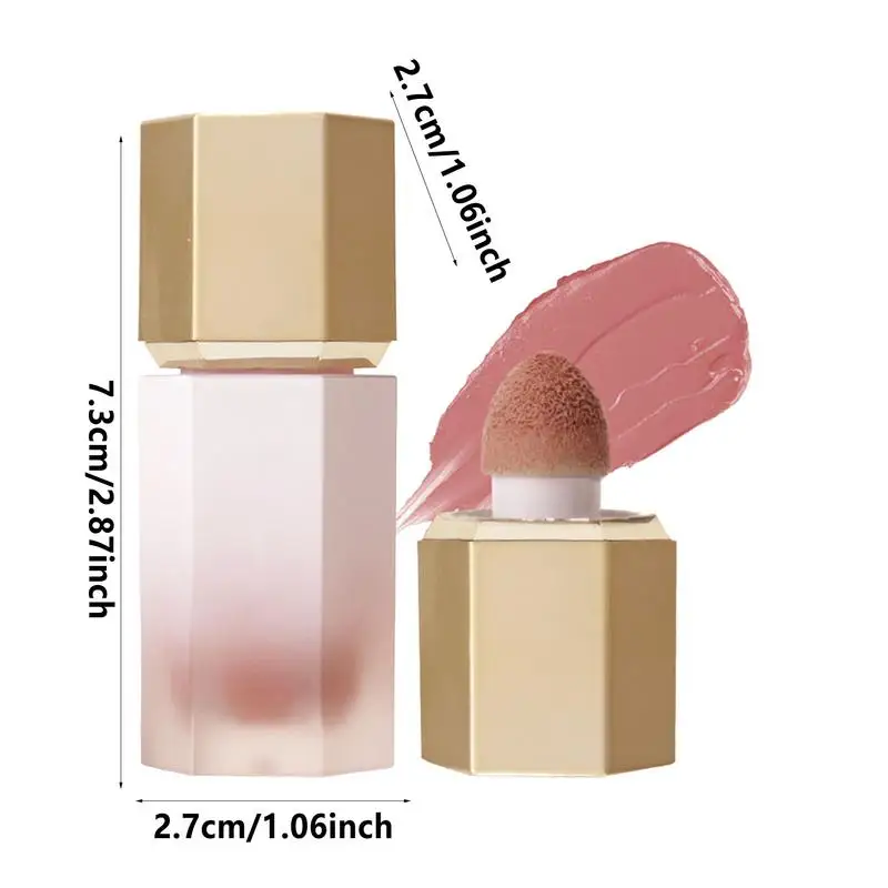 Vloeibare Blush Gezicht Make-Up Contour Stick Blush Cosmetica Natuurlijke Gezichtsmake-Up Langdurige Lichtgewicht Vloeibare Blusher Voor Dating