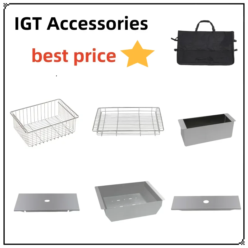 

New 1 Unit Organzer Cover Stainless Steel 0.5 Unit Storage Box Camping IGT Table Accessories Outdoor Kitchen System Accessories