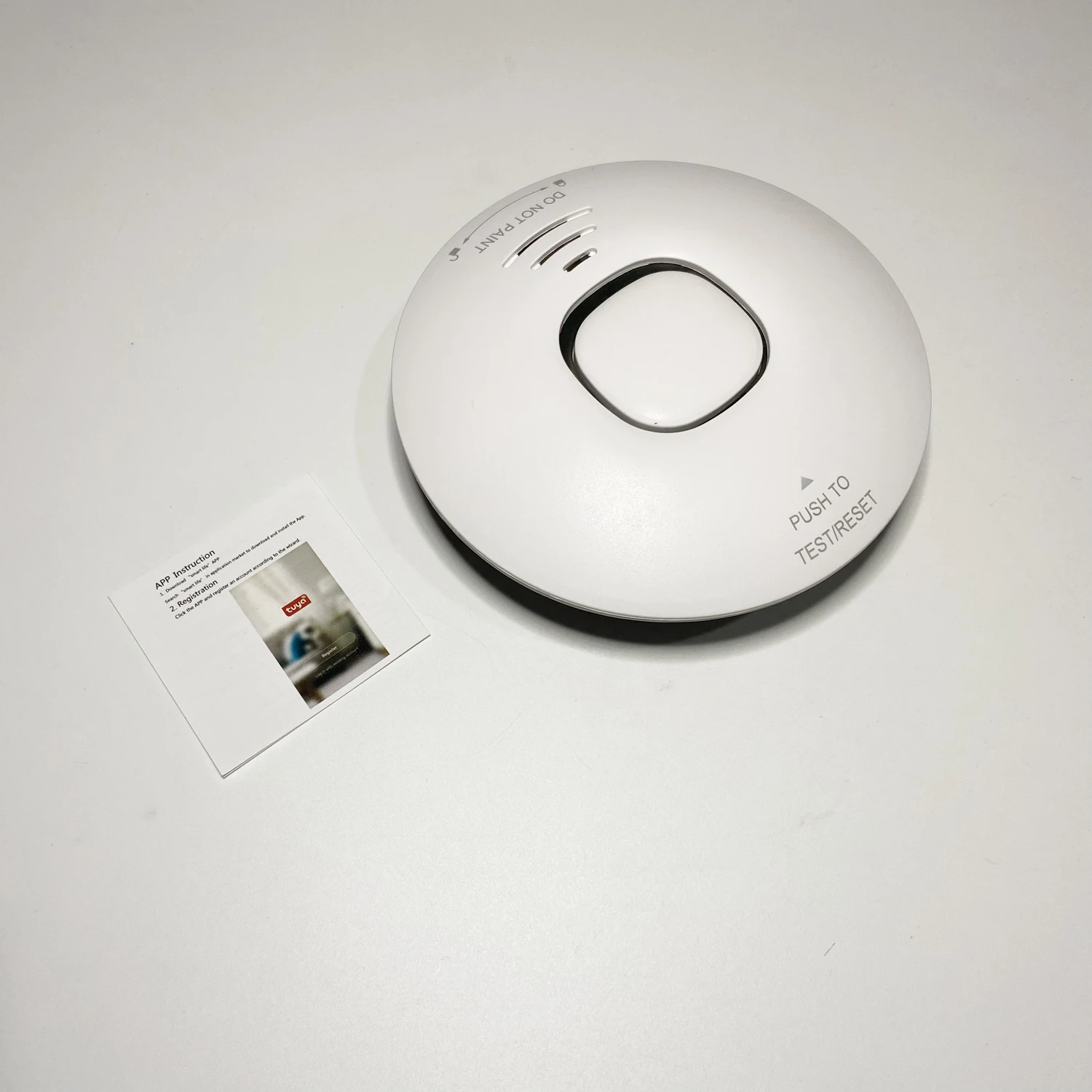 1 ชิ้น Home Security Fire Alarm 2.4 กรัม WiFi เครื่องตรวจจับควันรวมแบตเตอรี่ Tuya Smart Life APP การแจ้งเตือนเซ็นเซอร์บุหรี่