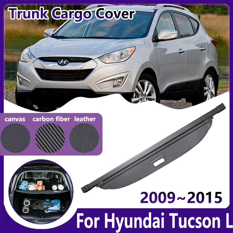 

Car Trunk Curtain for Hyundai Tucson L ix35 LM MK2 2009~2015 Dedicated Cargo Security Luggage Rear Boot Tray Shield Accessories