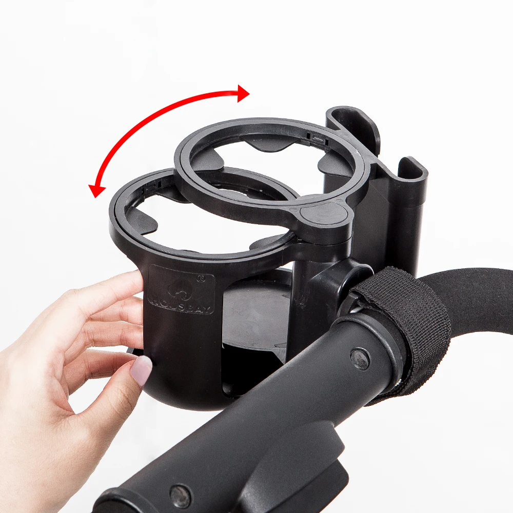 Stroller Cup Holder Baby Bottles Rack Conversion Dual Cups Phone Holder Universal Pram Outside Travel Baby Stroller Accessories