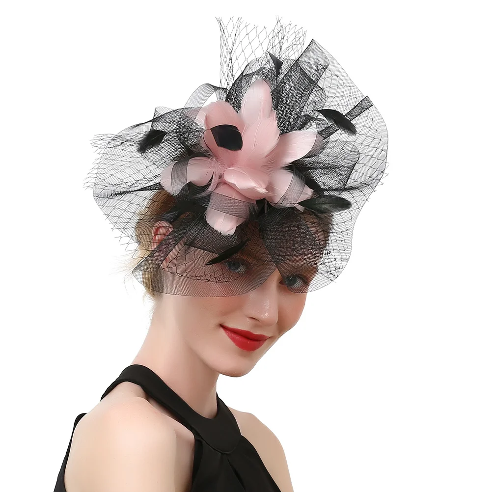 

1 Piece Women's Fascinator Hat with Hair Clip Headband Tea Party Wedding Accessory Lightweight Vintage Style Cocktail Church