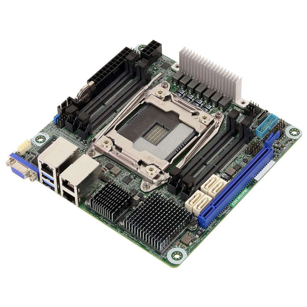 For ASRock Workstation Motherboard X299 WSI/IPMI Single CPU Slot LGA2066 DDR4 Supports X Series 7, 9 And 10 Generat Fully Tested