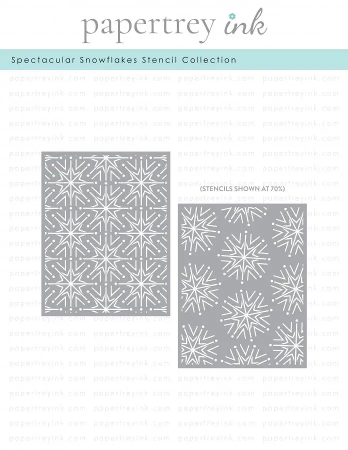 Spectacular Snowflakes Christmas 2022 New Stencils Scrapbooking for Paper Making Frame Card Craft Supplies No Stamps Dies