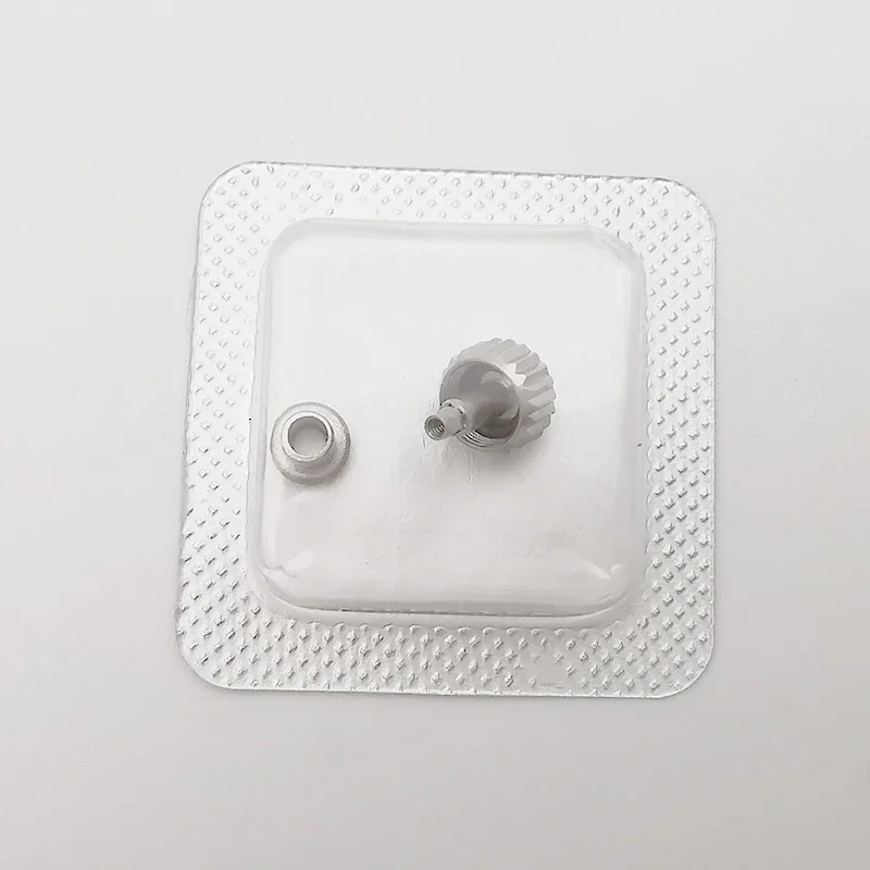 تيجان الساعة مع أنبوب 42173 لـ Seamaster 300M، تناسب أجزاء ساعة ما بعد البيع الأصلية فقط