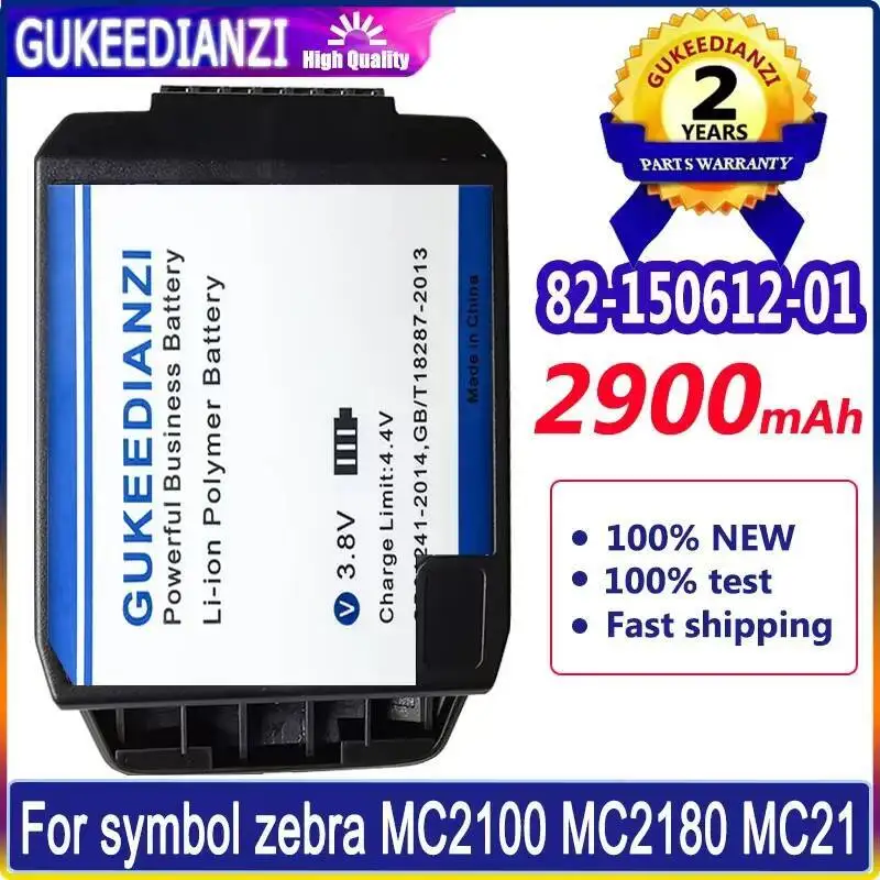

Battery High-Capacity 82-150612-01 For Zebra For Symbol For Motorola MC2100 MC2180 MC21 2900Mah