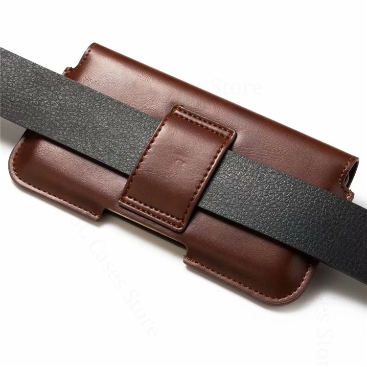 Leather Phone Case For iPhone 17 Pro Max Bag Buckle Waist Phone Belt Pouch For Apple 17 Air 16e 15 Pro Max 13 Mini 14 Plus Cover - Image 6