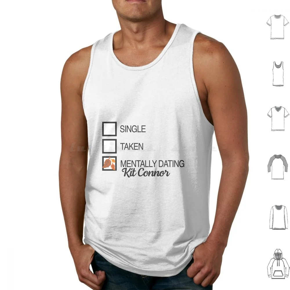 Mentally Dating Kit Connor Leaves Tank Tops Vest Sleeveless Kit Connor Will Gao…