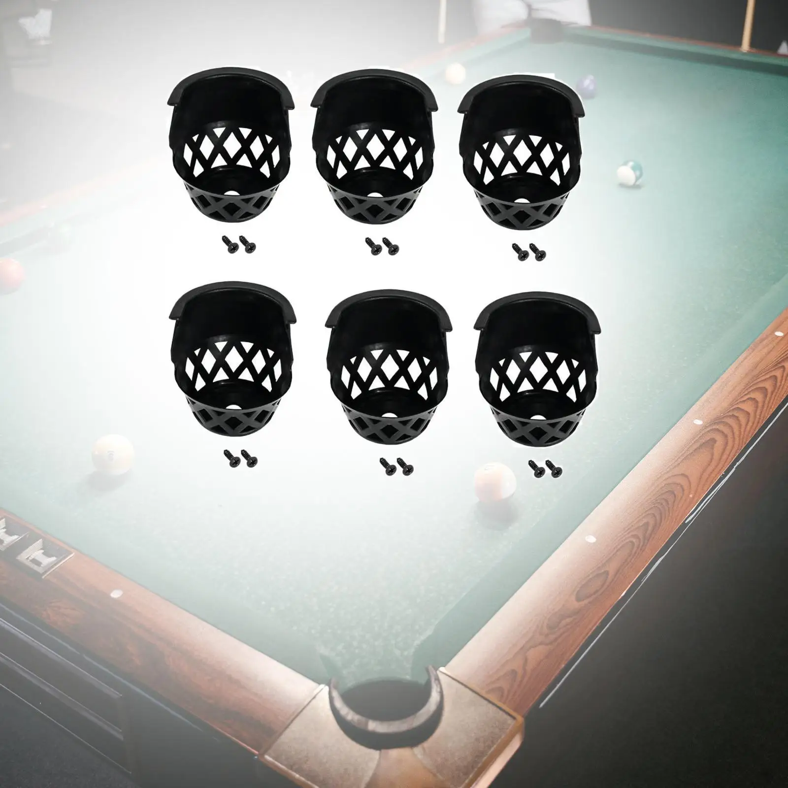 

6 карманов для бильярдного стола, аксессуары для бильярда, карманы для бильярда для домашней игры, тренировок в бильярдной, игры в помещении