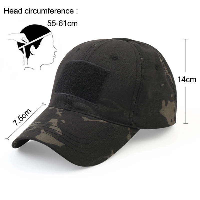 Camouflage Baseball Cap Outdoor Sports Hiking Fishing Hunting Caps Sunscreen Casual Sun Hats For Men Women