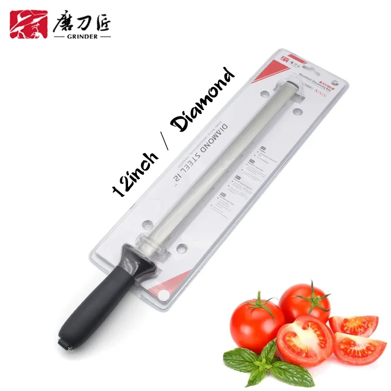 

TAIDEA 8/10/12inch sharpening rod kitchen Diamond sharpening steel fast Grinder knife Professional sharpener sharpening system