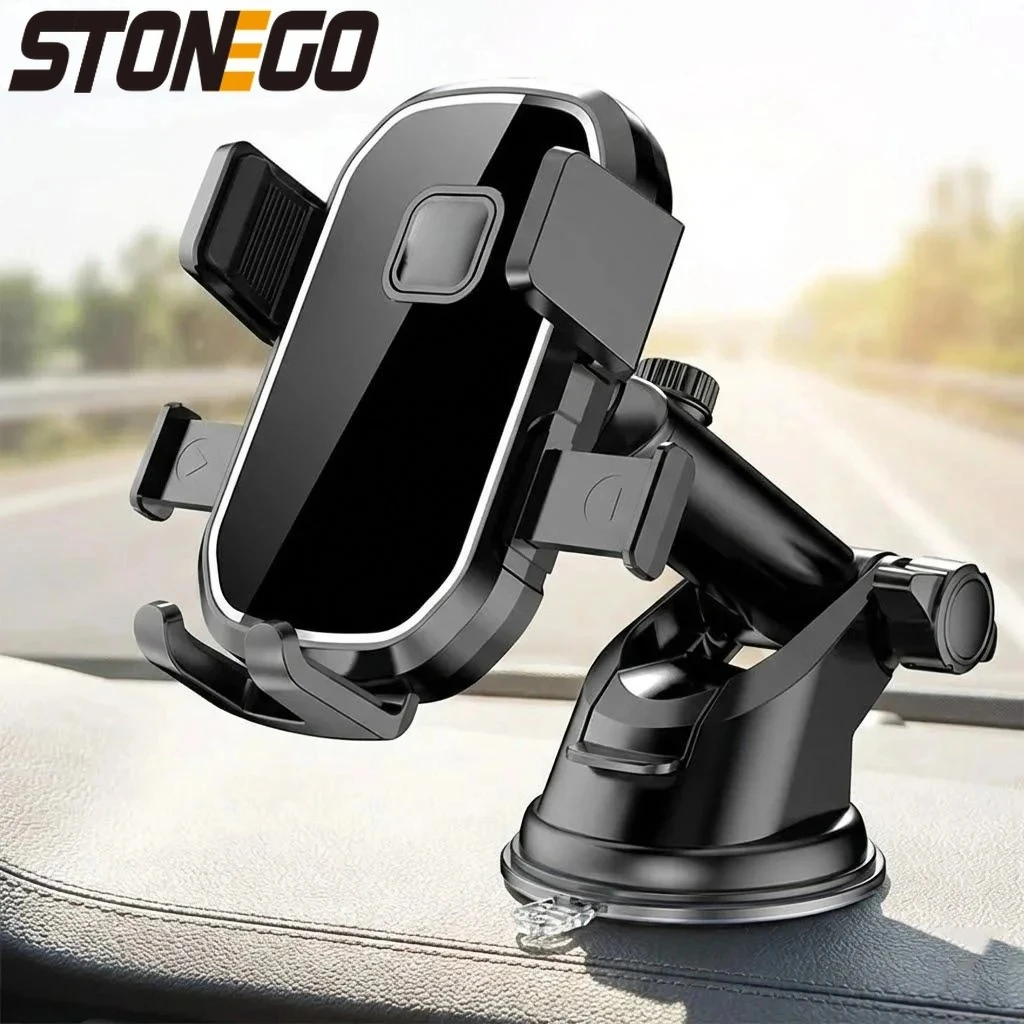 

Universal Car Phone Holder Suction Cup Adjustable Mount for GPS and Smartphone Auto Accessories Car Dashboard Stand