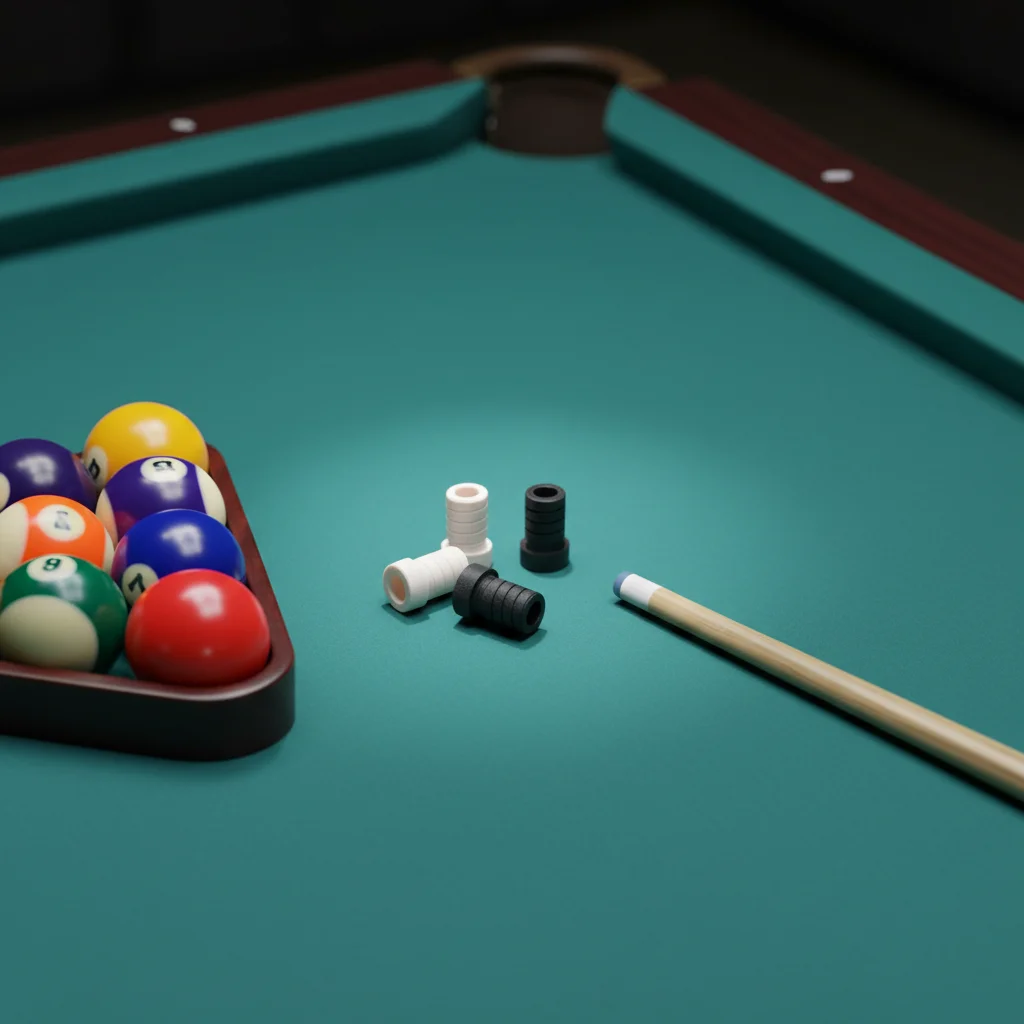 

1 шт., 13,3 мм, наконечник для бильярдного кия, наконечник из фенольного пластика или наконечник из АБС-пластика, аксессуары для снукера и бильярда