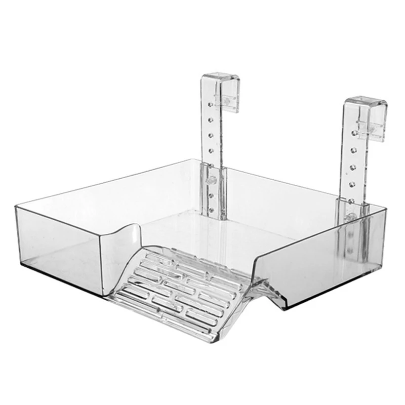 Turtle Resting Basking Platform, Reptile Habitat, Hanging Turtle Tank Platform, Acrylic Reptile Ramp Dock Turtle Terrace-A03I