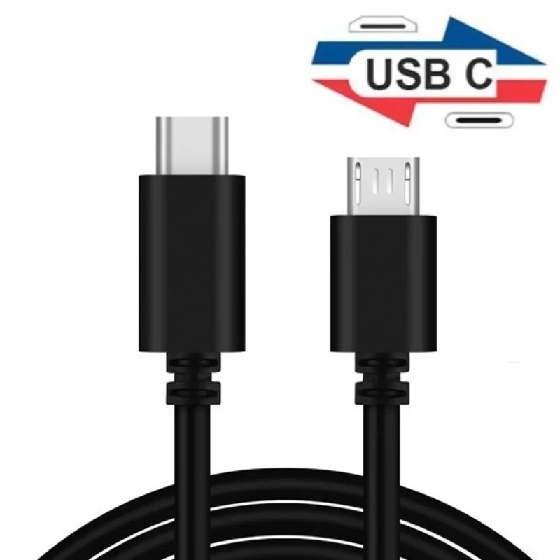 USB Type C USB-C To Micro USB Adapter Cable For Samsung MacBook PS4 Male To Male Transfer Fast Charge OTG Data Cable Adapter