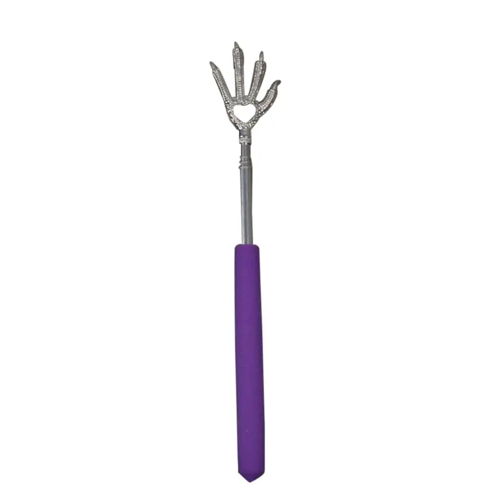 

Extendable Back Scratcher Collapsible Stainless Steel Portable 8 7 to 23 2 Inch Long H le Rubber Material Perfect Travel Gift