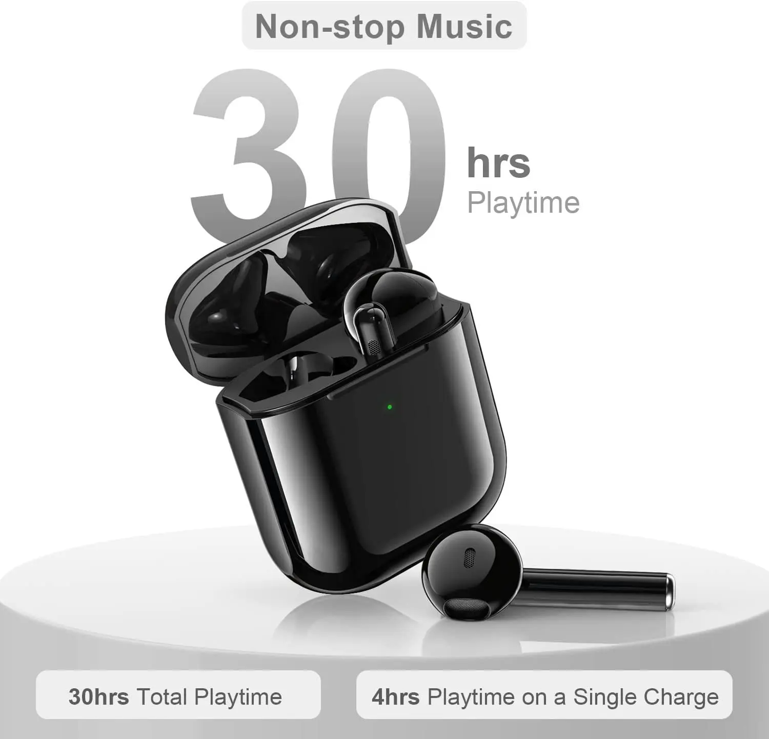 ZQB-auriculares inalámbricos A2 con Bluetooth 5,3, dispositivo de audio estéreo 3D con sonido HiFi, TWS, deportivos, con estuche de carga tipo C