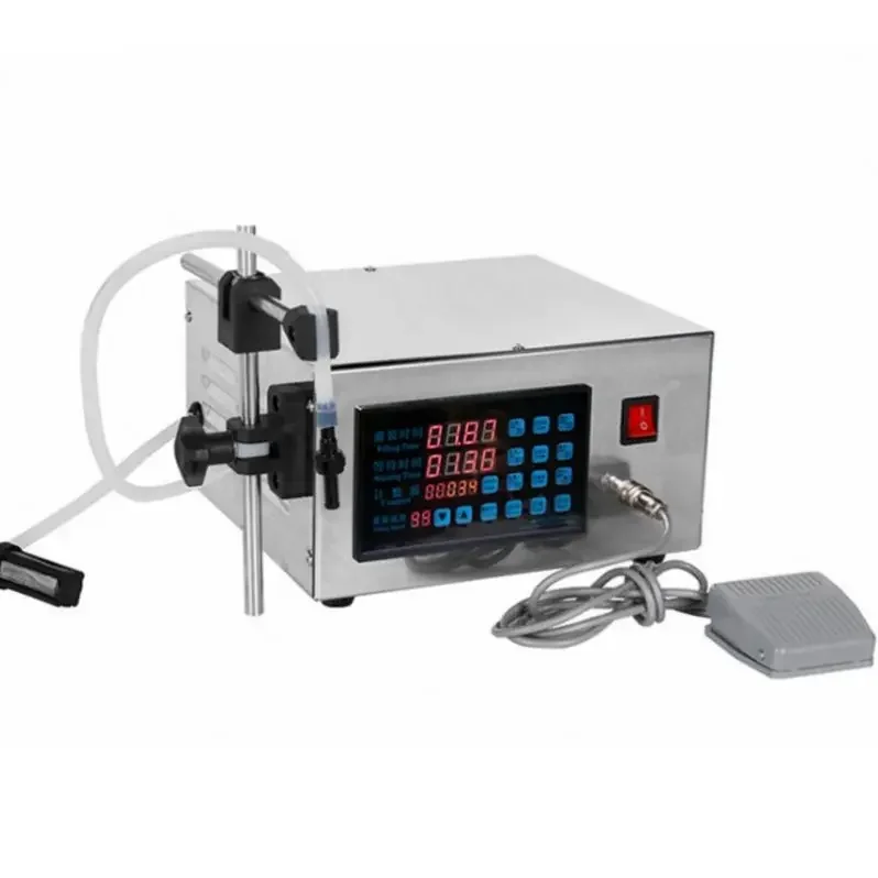 Factory Direct Semi Automatic Oil Small Scale Bottle Filling Machine