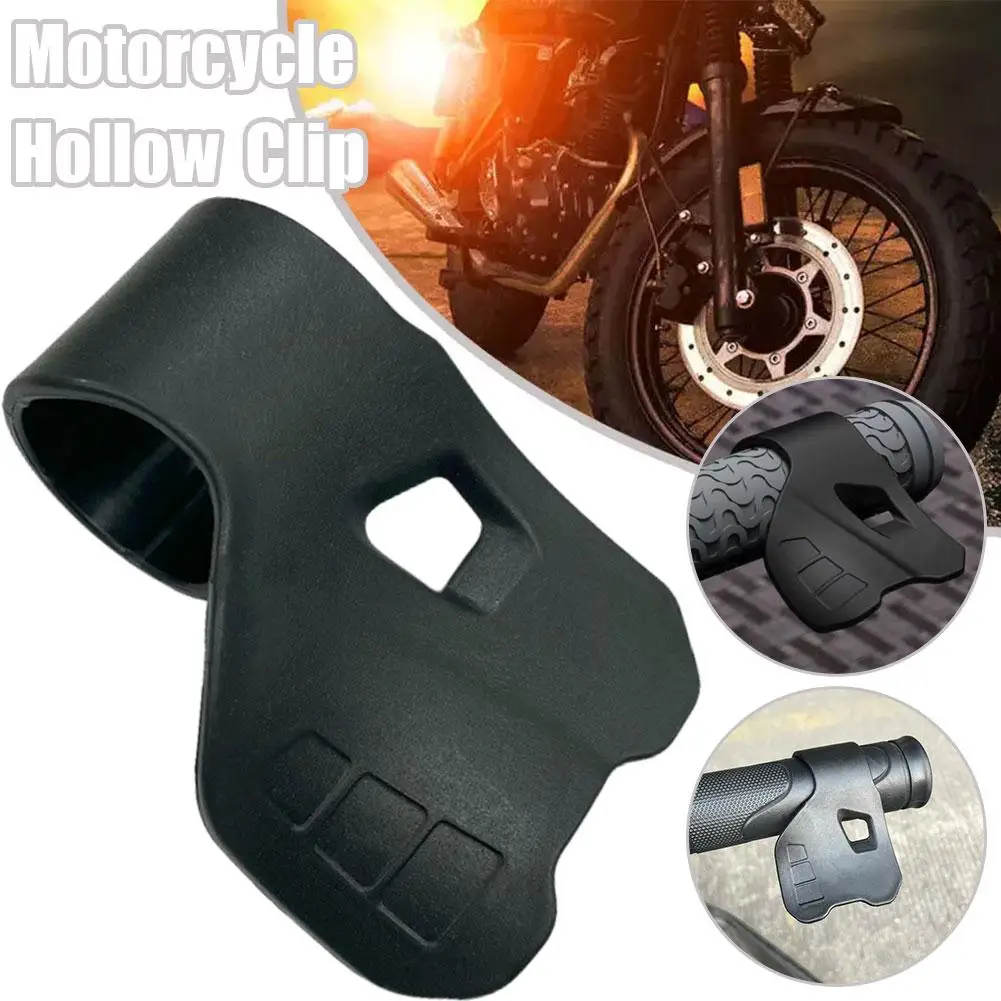 Universal Motorcycle Hollow Clip Cruise Control AssistantHand Handlebar Accelerator Rest Control Grips M2R7