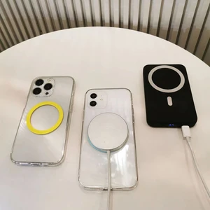 Anel universal para celular, acessórios magsafe, adesivo de metal, carregador sem fio, folha de placa de ferro para iphone 12 13 14 15 16 12 principais vendas rodas de ferro aro 15 - №4