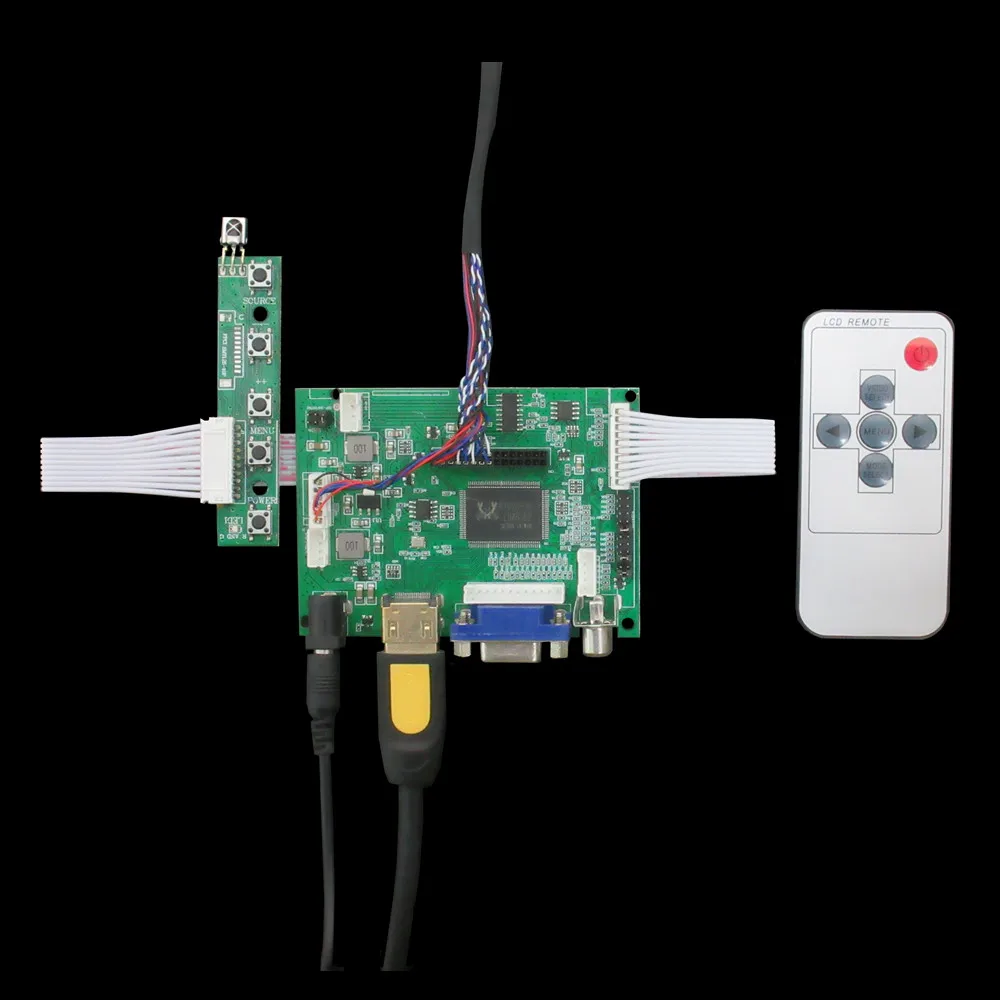 Imagem -05 - Polegada Tela Lcd Monitor Driver Placa de Controle 2av Hdmi-compatível Vga para Raspberry pi Banana Laranja pi Computador 13.3