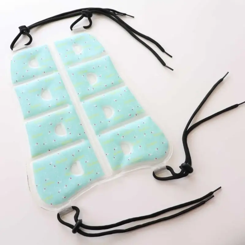 Tie-On Cooling Pad for Shoulder Carry Areas, Phase Change Panel for Camping, Fishing, Hiking, and 24 x 32cm Outdoor Travel