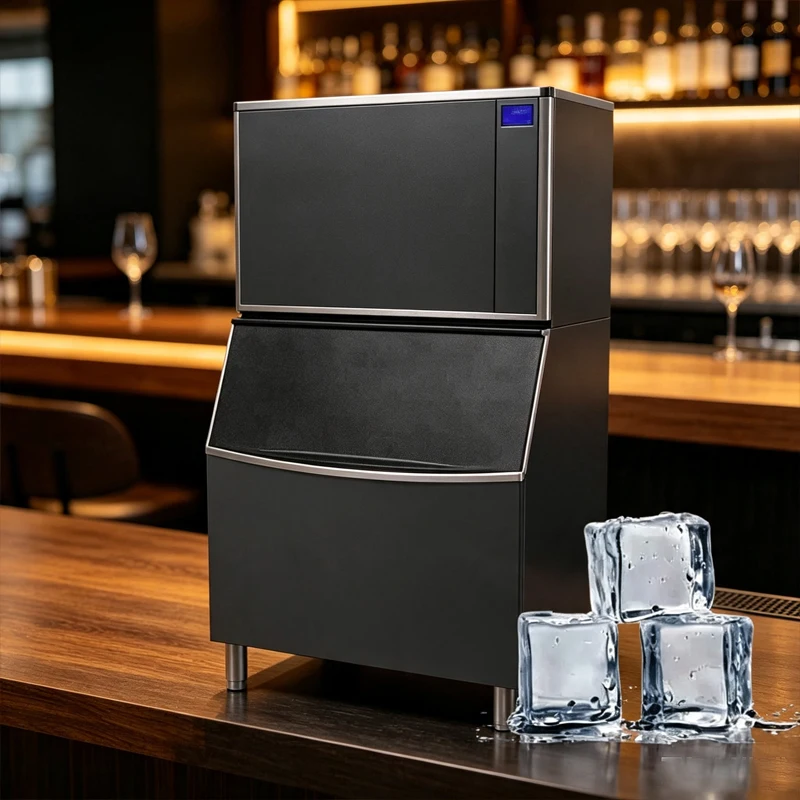 Restaurant Bar Ice Cube Maker Intelligent Ice Producing Equipment Stable Operation Commercial Ice Making Unit Customized