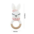 white bunny rattle