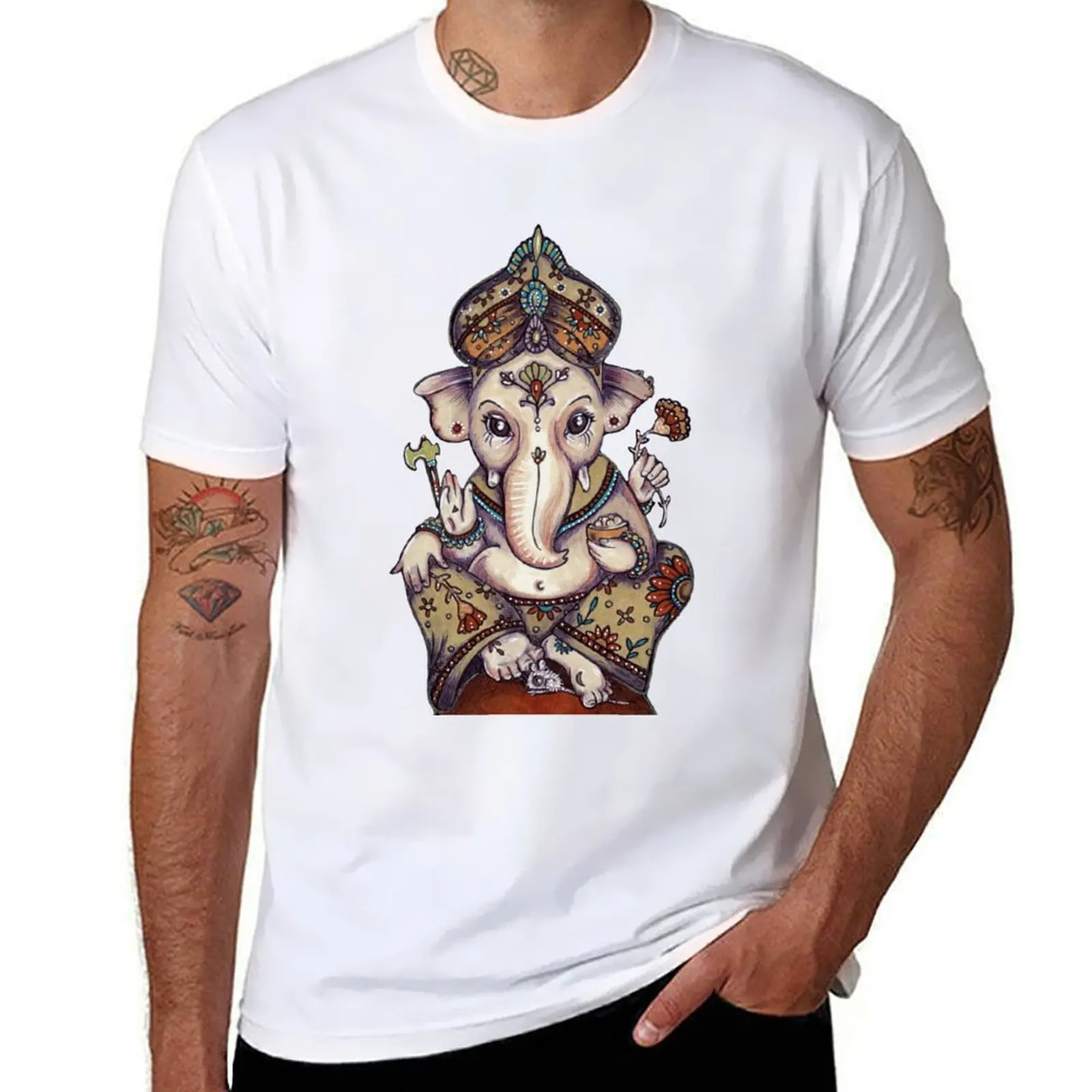 

Ganesha T-Shirt t shirt man casual cotton t shirt man T-Shirt