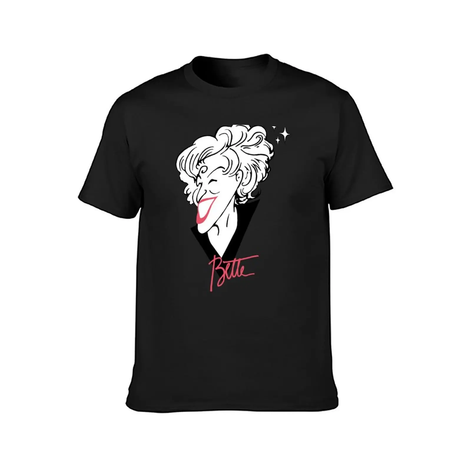 The Divine Miss MBette Midler Drawing (Black _amp_ Bush) T-Shirt cute tops tops mens t shirts pack