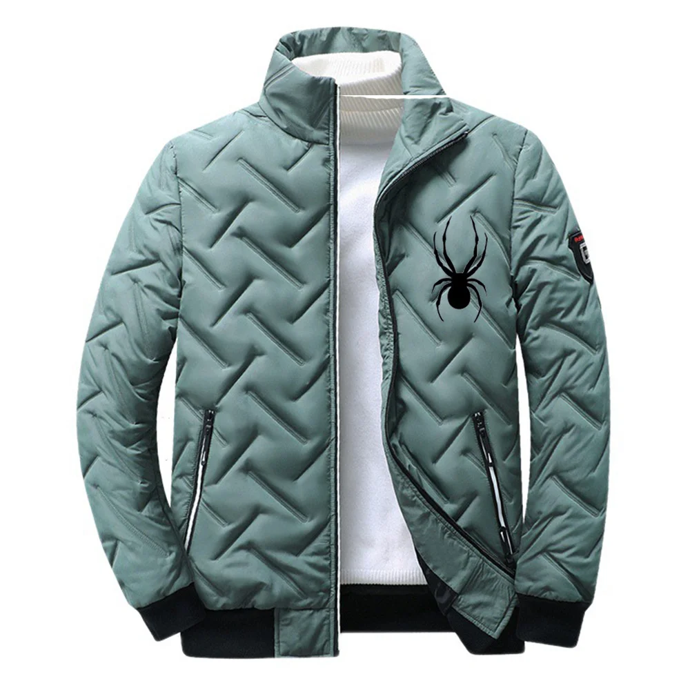 New Autumn Winter Jacket Men Cotton Padded Jacket Korean Fashion Streetwear Casual Jacket Men Stand Collar Coats Jackets 4XL 5XL