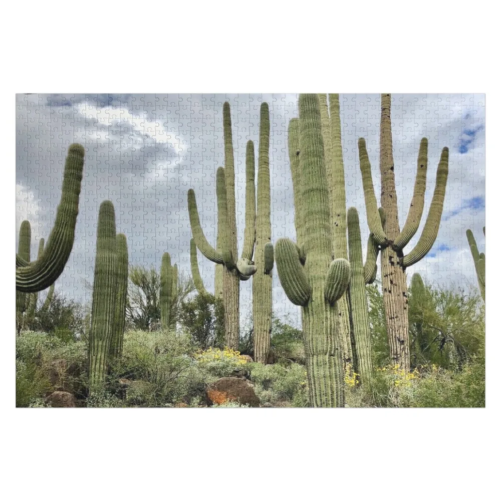 Majestic Saguaro Jigsaw Puzzle Photo Personalized Gifts Customized Photo Personalized Kids Gifts Personalized Toys Puzzle