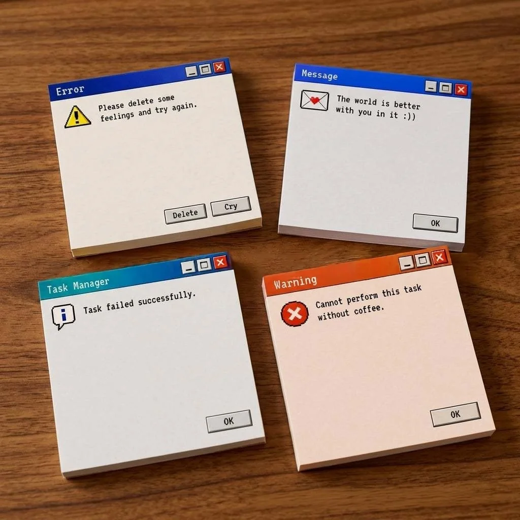 50 Pages/Book Retro Computer Drawing Board Sticky Notes Notepad Unique Creative Sticky Memo Pad