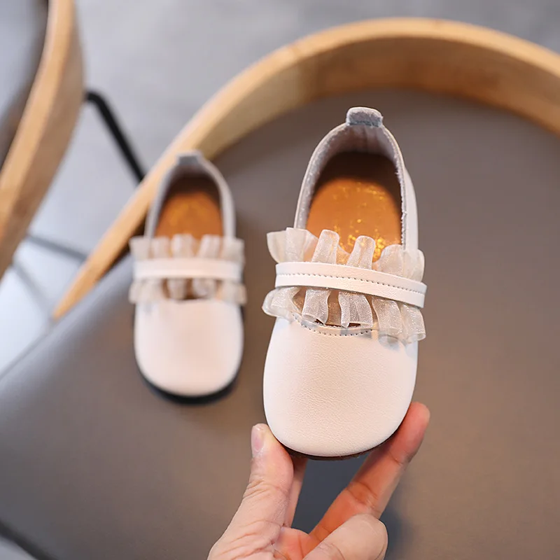 

Girls Shoes Spring Mary Janes Pricess Shoes Slip On Flat Shoes For Kids White Lace Dress Wedding Shoes Baby Toddler Shoes Girls