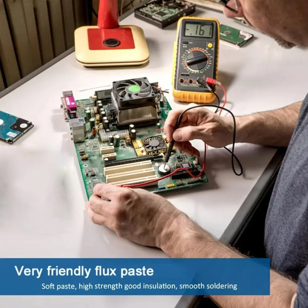 100g Soldering Paste Rosin Flux,Lead Free Easy Soldering Repair for Iron Sheet Stainless Steel Nickel, Soldering Wire Flux Paste view 6