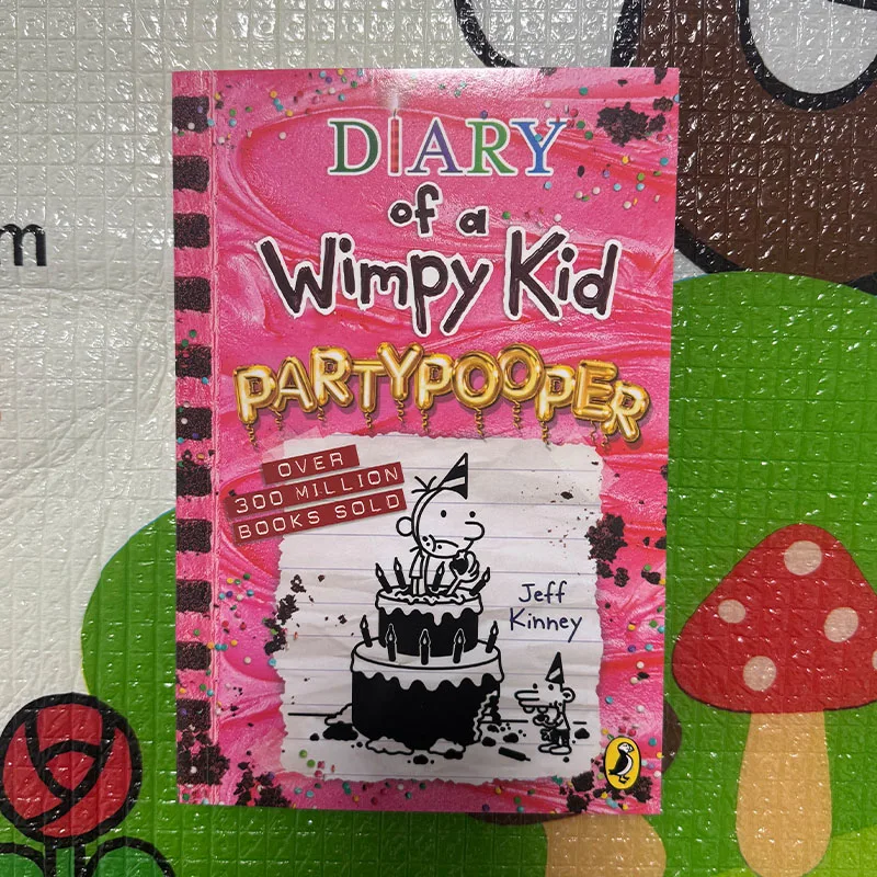 

Latest Diary of Wimpy Kid Partypooper English Book Children Fiction Books Manga Novel Books Early Childhood Education