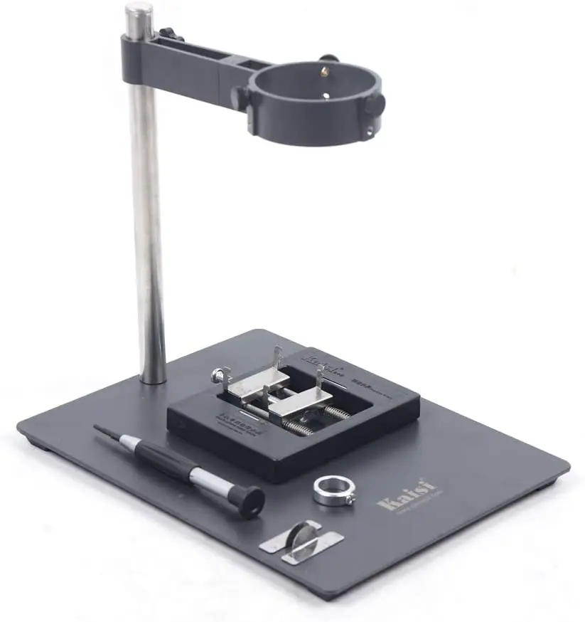 Hot Air Heat Gun Clamp Bracket Holder Stand Soldering Repair Platform for BGA Rework Reballing Station