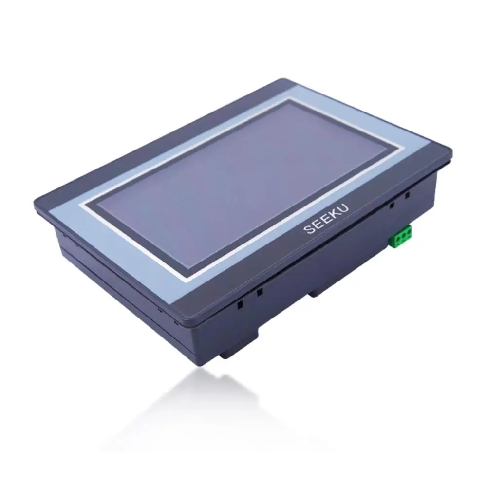 7 inch HMI PLC In One WSC7020 Relay Transistor PLC Integrated 6CH Analog in 2CH 0-10V out MODBUS Weight PT100 K Type Self-PID