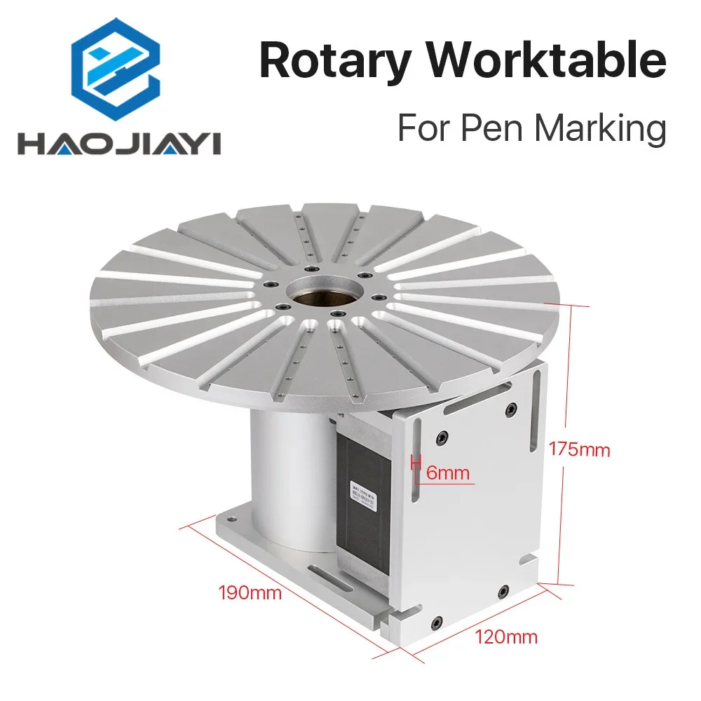 Dispositivo rotante diametro 300mm 20 slot per penne tavolo da lavoro rotante + Driver per macchina per marcatura Laser a fibra regalo penna fai da te